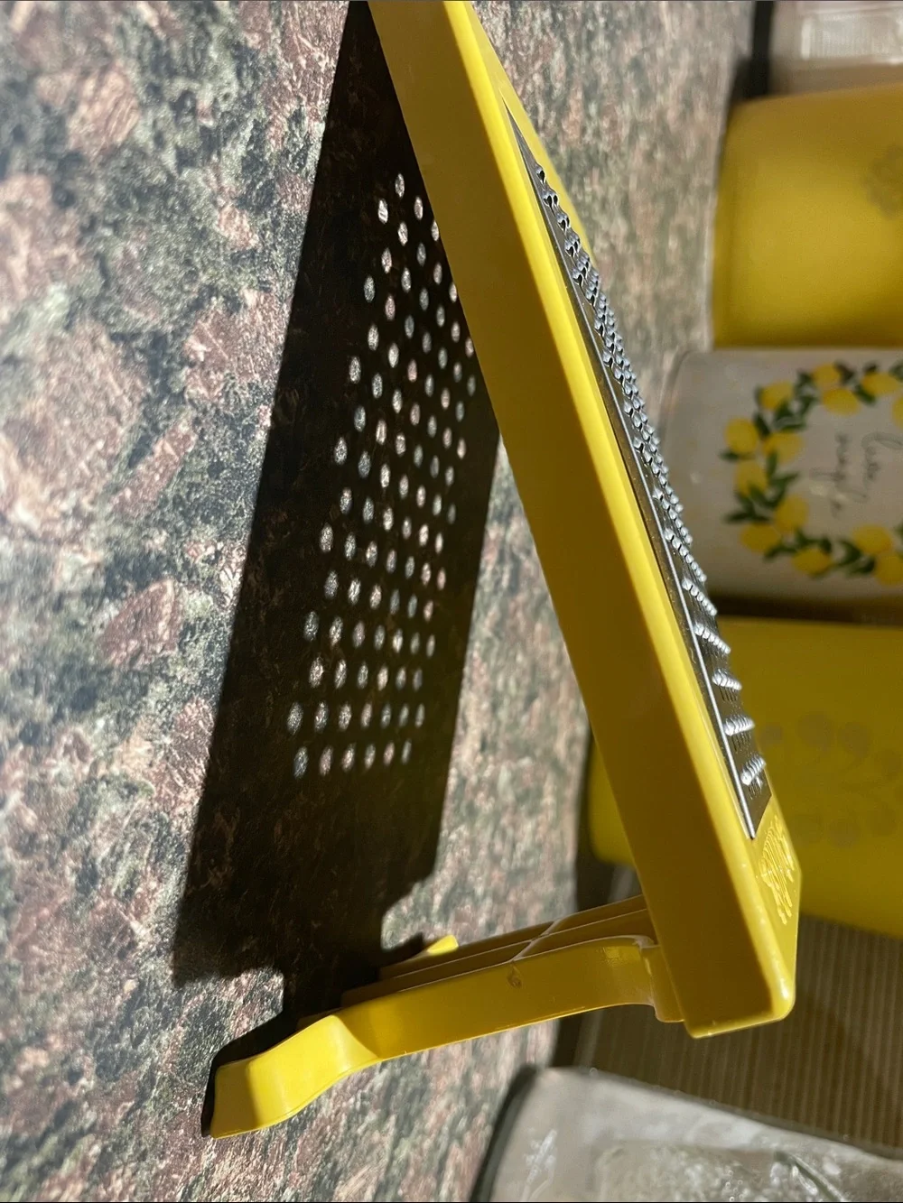Sunkist Vintage Yellow Handheld Grater - Metal Blade